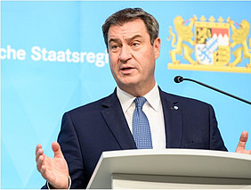 Bayerischer Ministerpräsident Markus Söder