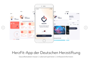 Die HerzFit-App der Deutschen Herzstiftung