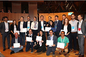 [Translate to English:] Die Gewinnerteams der diesjährigen EIT Health Headstart Awards